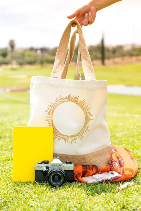 bolsos de rafia para la playa