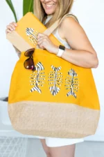 bolsa de yute con asas