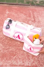bolsos de tela a rayas