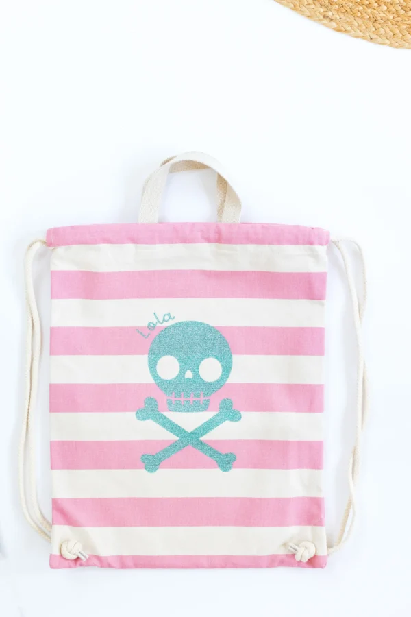 mochila saco de tela para profes