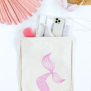 mochila saco de tela para cumpleaños