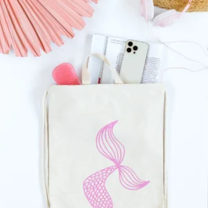 mochila saco de tela para cumpleaños