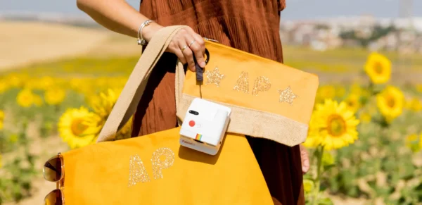 neceser yute personalizado color amarillo