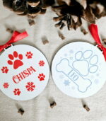 bolas de navidad personalizadas de madera